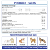 Product facts of Natriviga 10-in-1 Multivitamins for Dogs, supporting overall canine health.