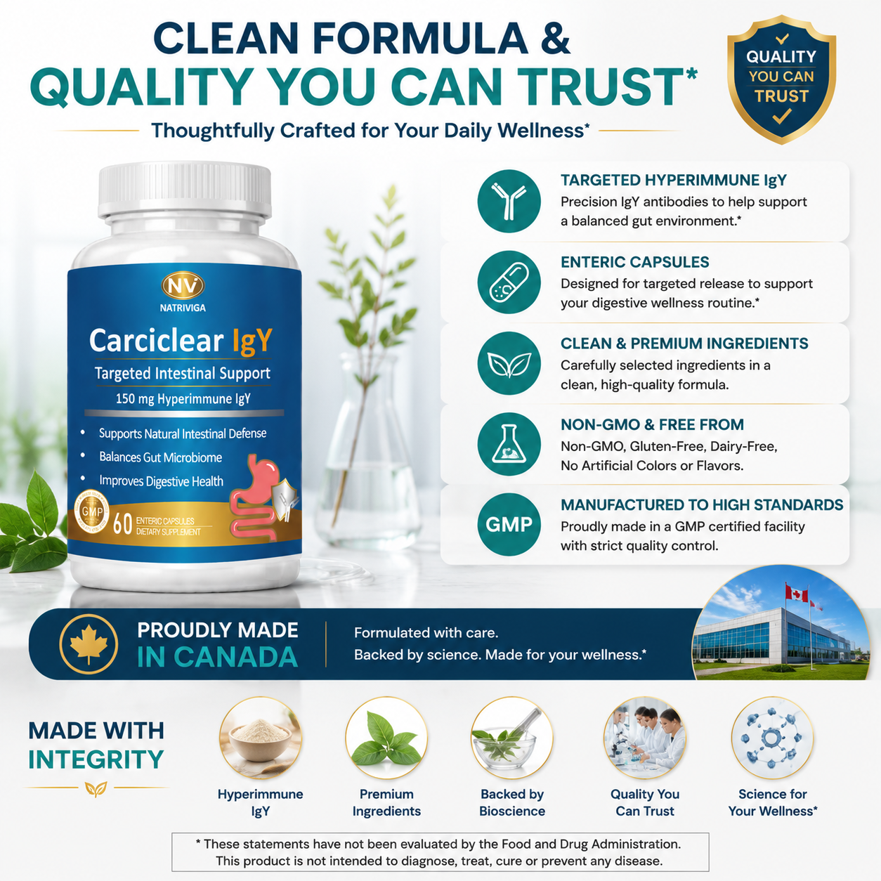CarciClear IgY Capsules: Gut & Digestive Targeted Support - Image 7