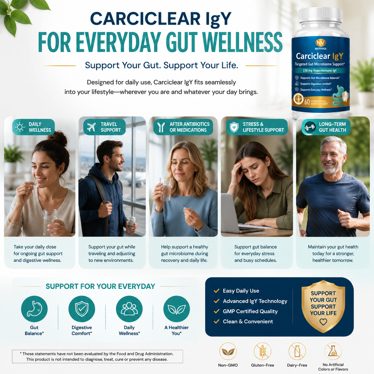 CarciClear IgY Capsules: Gut & Digestive Targeted Support - Image 9