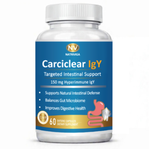 Carciclear IgY capsules for gut health and microbiome support