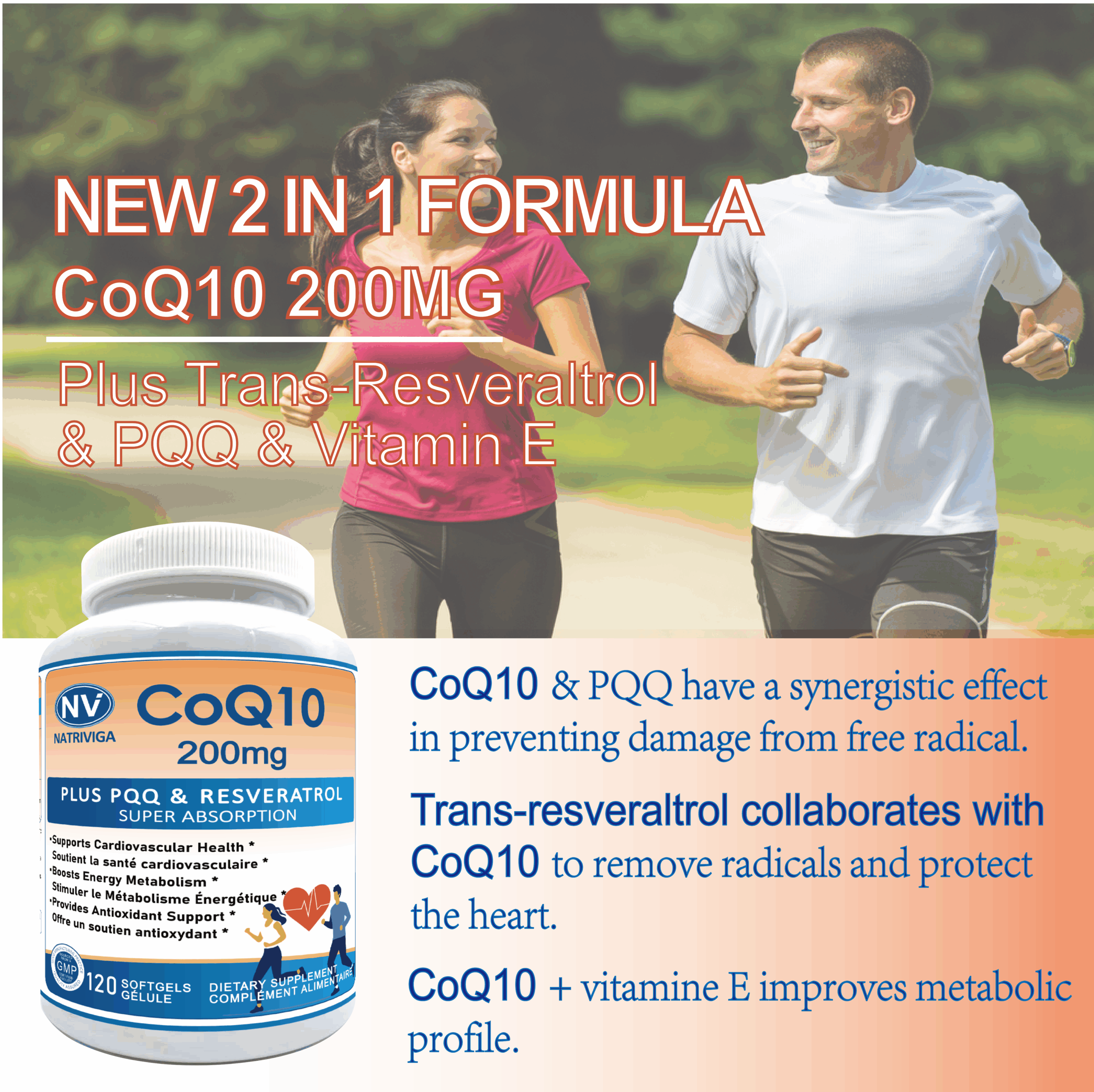 New formula of CoQ10 provides stronger antioxidant supports