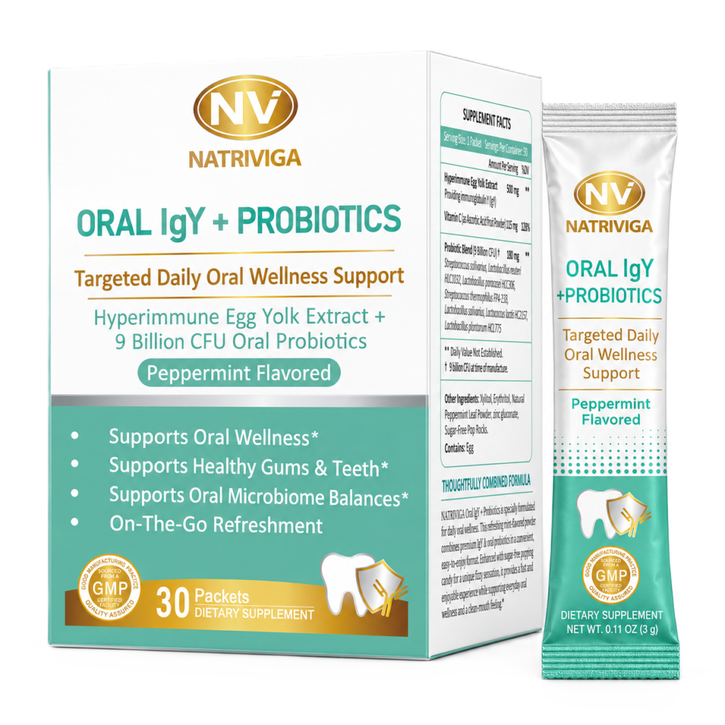 Oral IgY + Probiotics